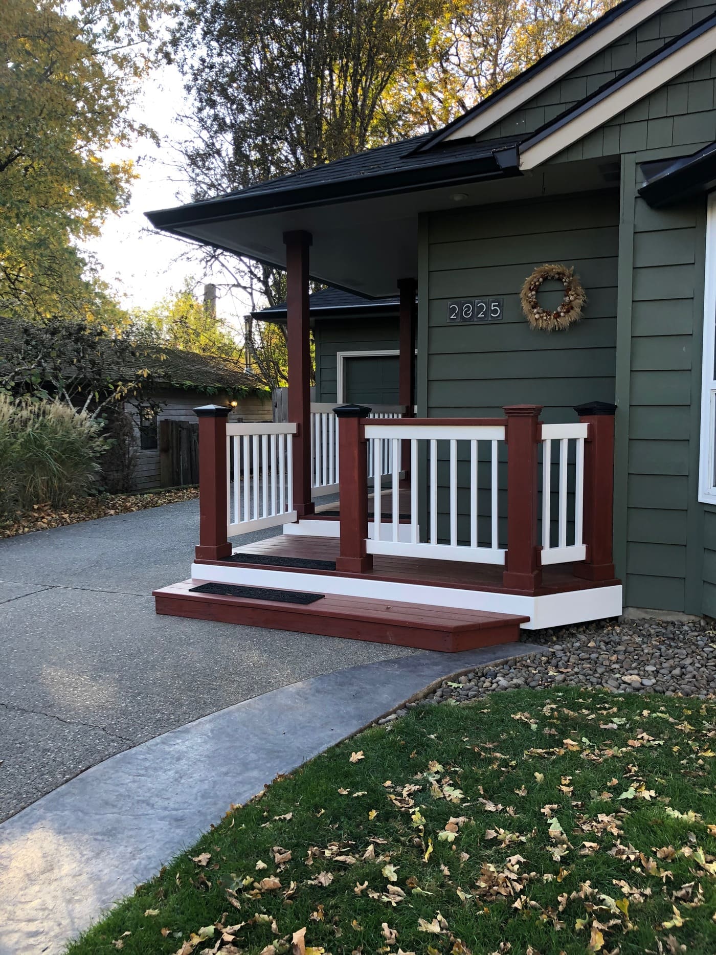Porch railing detail